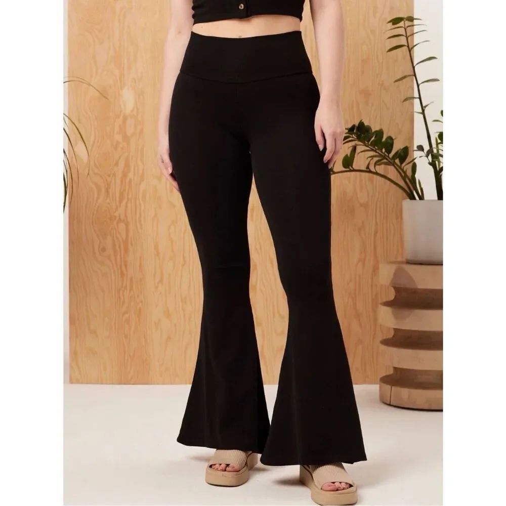 Known Supply Tan Flare Leg Pants(Size Small)